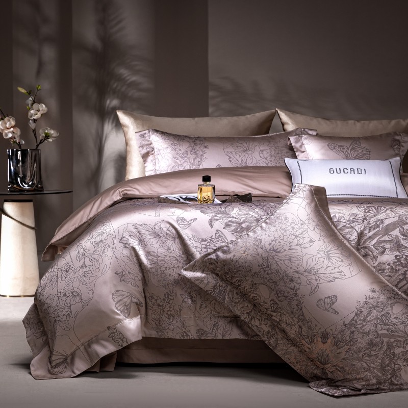 Brown Premium Jacquard Luxury  - đánh giá và giá Home Textiles Premium
