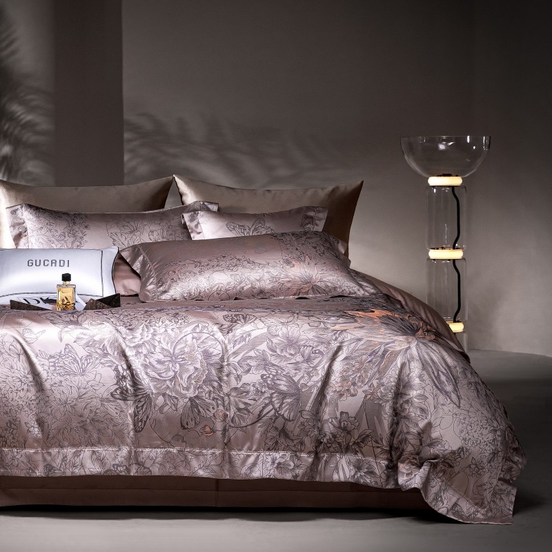 Brown Premium Jacquard Luxury  - đánh giá và giá Home Textiles Premium