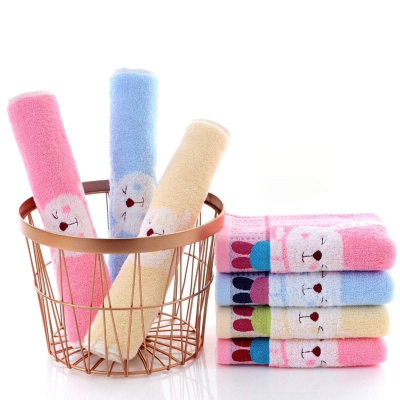 1pcs Pure Cotton Children's To - đánh giá và giá Home Textiles Face Towel