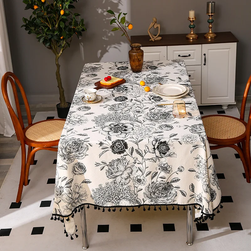 Flower Pattern Tablecloth Hot  - đánh giá và giá Home Textiles Sale