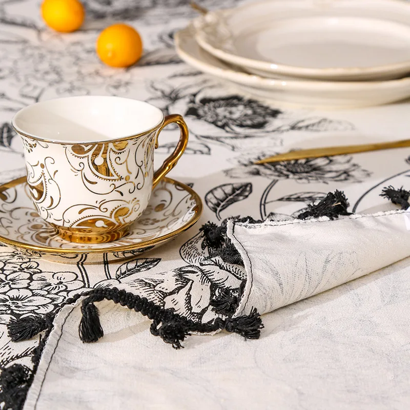Flower Pattern Tablecloth Hot  - đánh giá và giá Home Textiles Sale