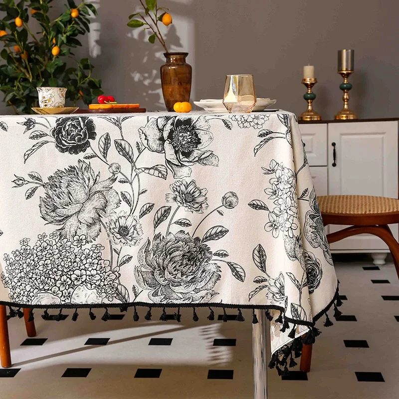 Flower Pattern Tablecloth Hot  - đánh giá và giá Home Textiles Sale