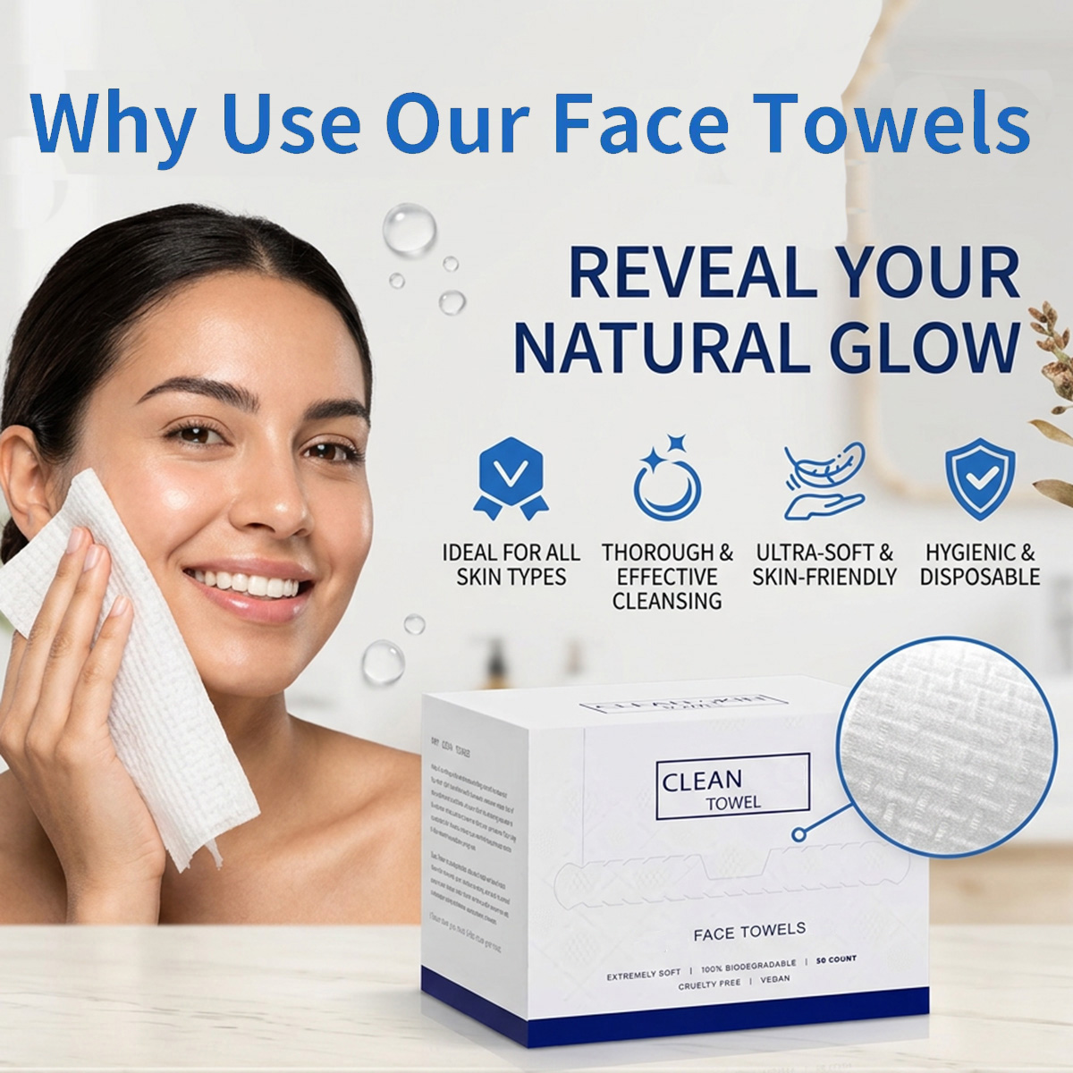 50Pcs/Box Disposable Face Towe - đánh giá và giá Home Textiles Face Towel