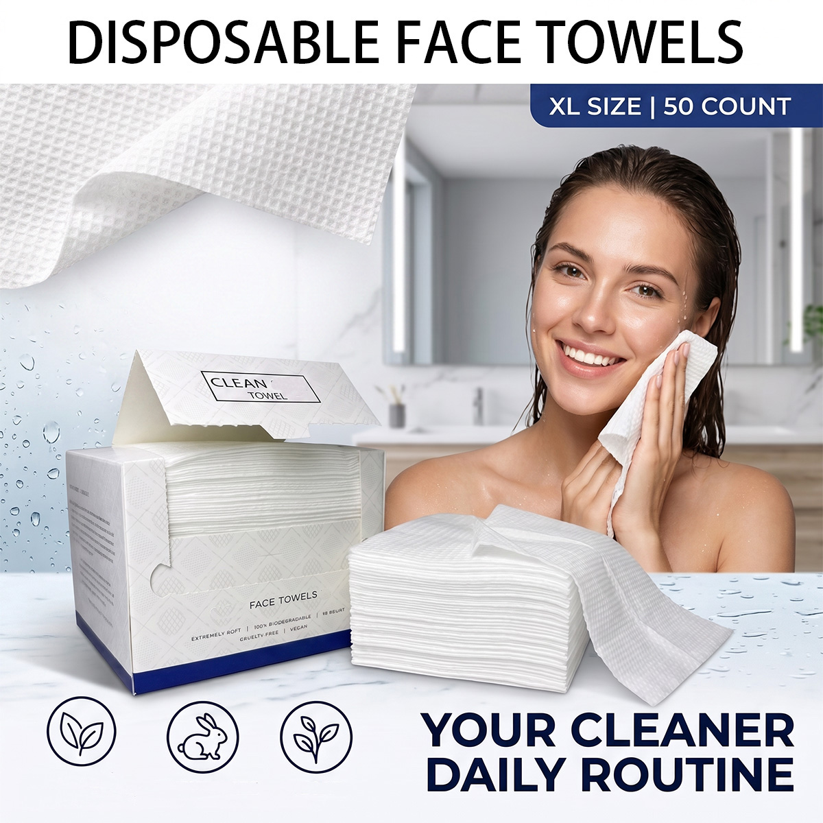 50Pcs/Box Disposable Face Towe - đánh giá và giá Home Textiles Face Towel