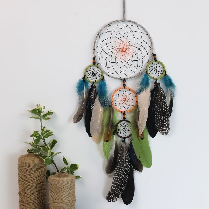 Vintage Multi-Circle Feather D - đánh giá và giá Home Textiles & Decorations