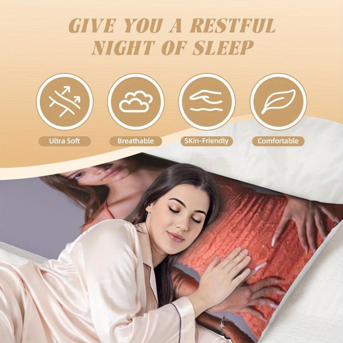 1 Custom Photo Body Pillowcase - đánh giá và giá Home Textile