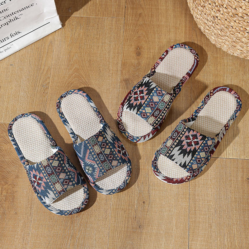 Natural Linen Sandals For Wome - đánh giá và giá Home Textile