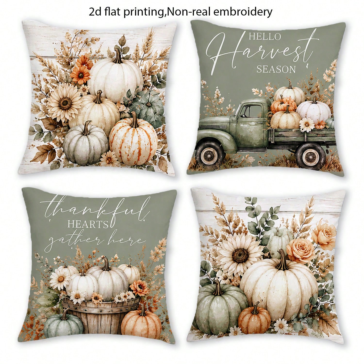 4pcs JHUA Bohemian Fall Harves - đánh giá và giá Pillow Insert 18X18